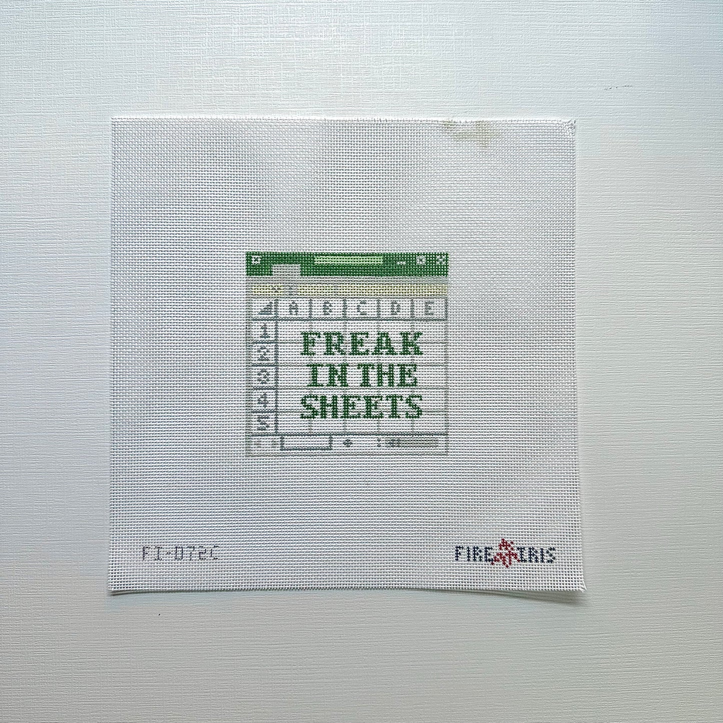 Office Coaster - Freak (Spreadsheet) - 18 Mesh Needlepoint Canvas