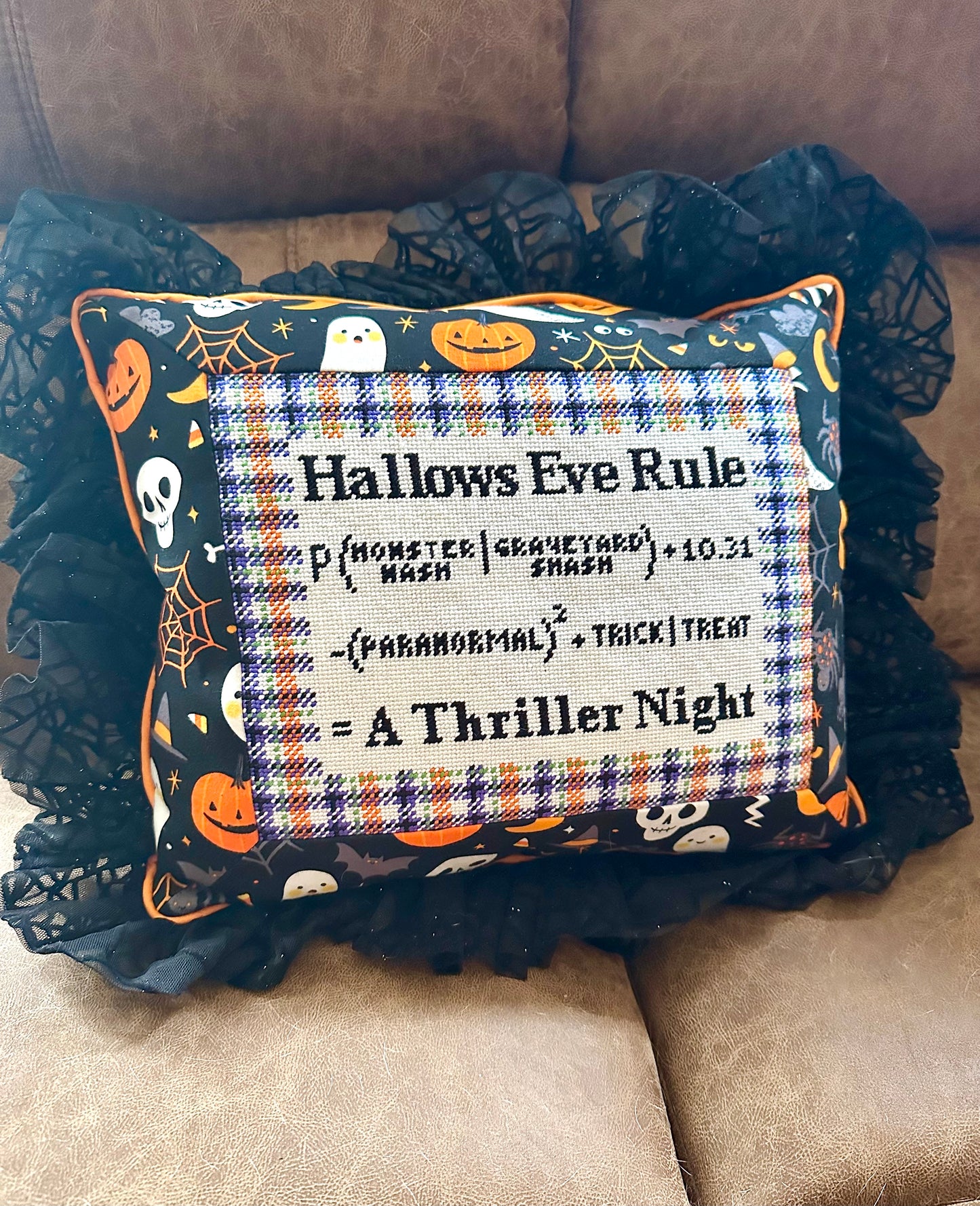 Hallows Eve Rule Needlepoint Canvas