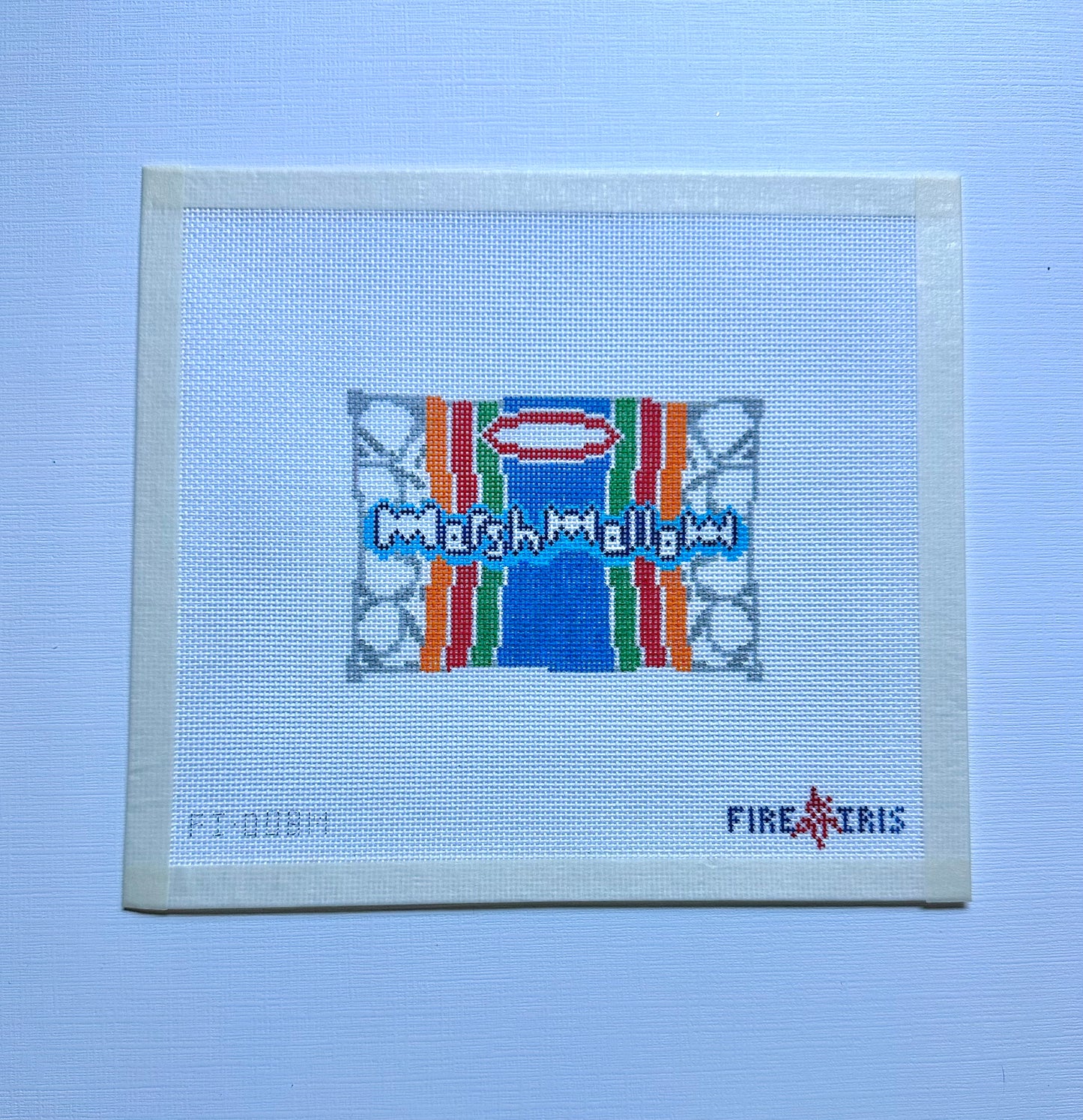 Bag of Marshmallows Needlepoint Canvas