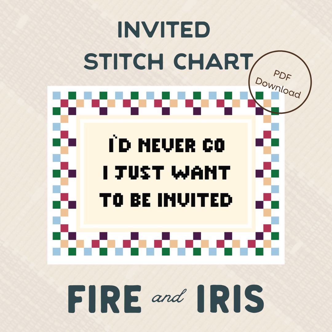 Invited Needlepoint Chart