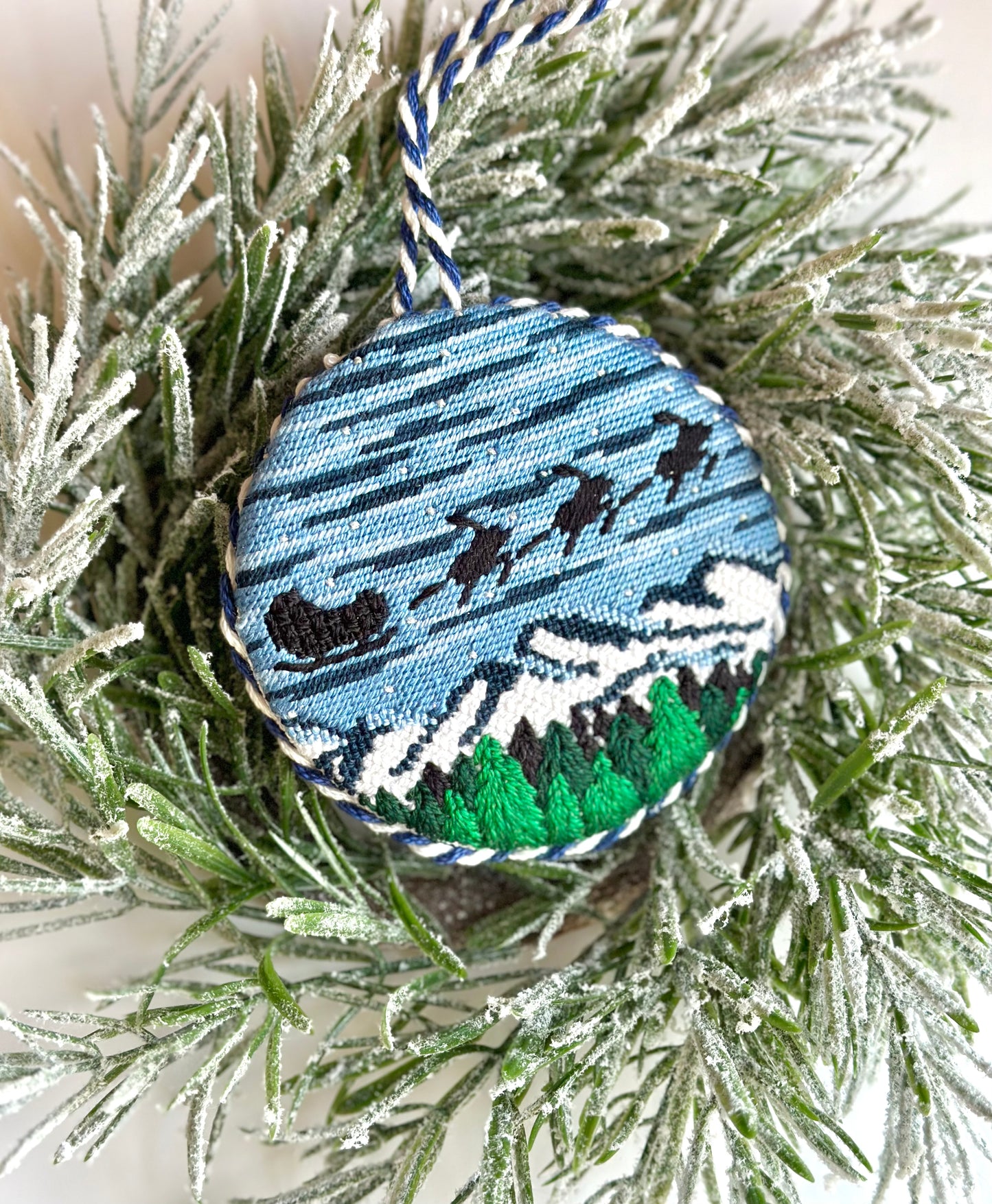Sleigh Bells Ring Needlepoint Canvas