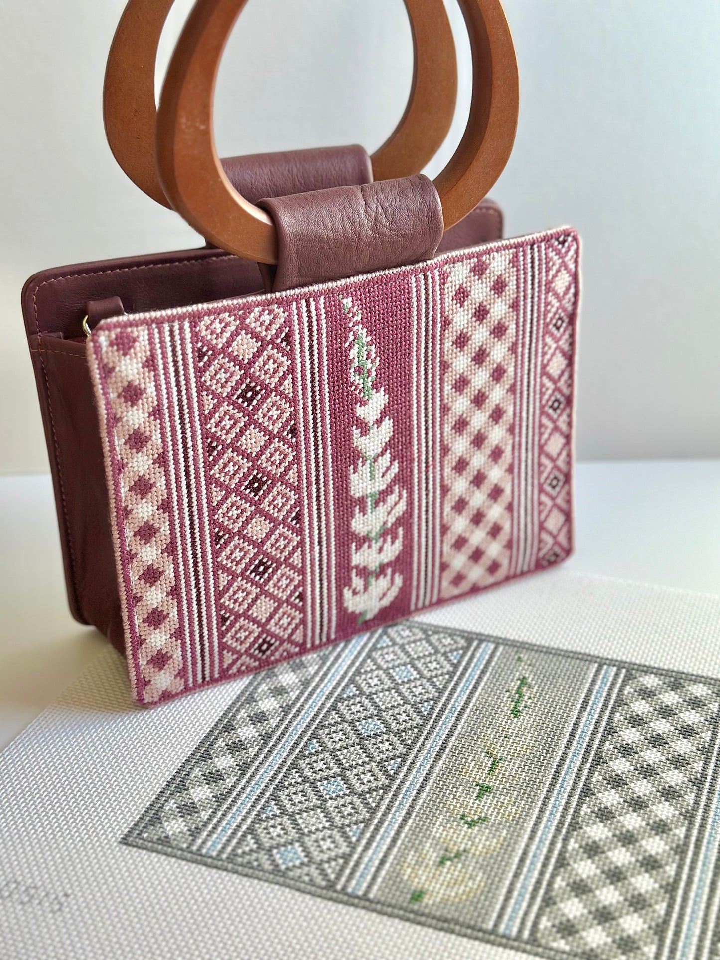 Lupine Patchwork Clutch