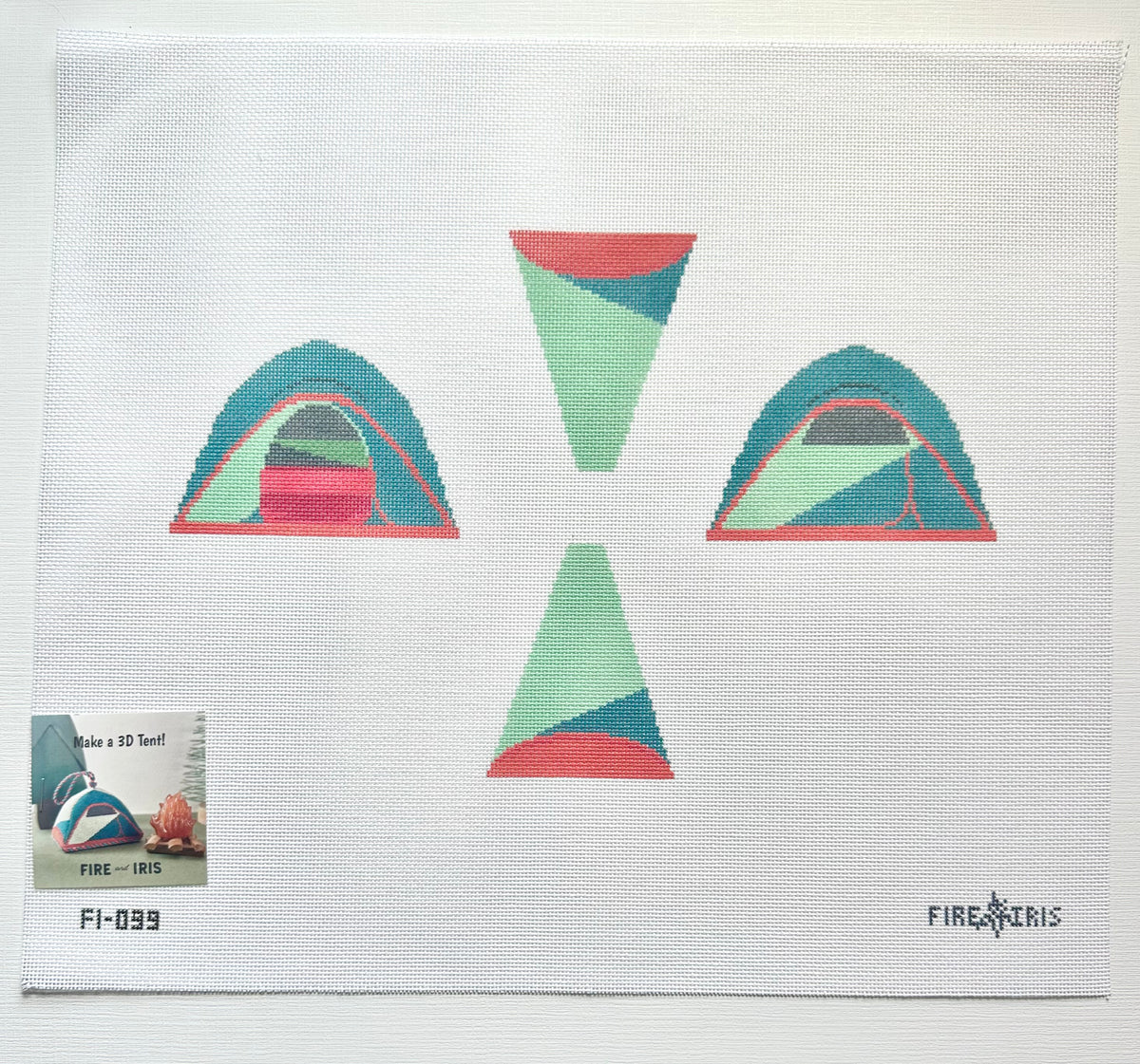 3D Tent Needlepoint Canvas
