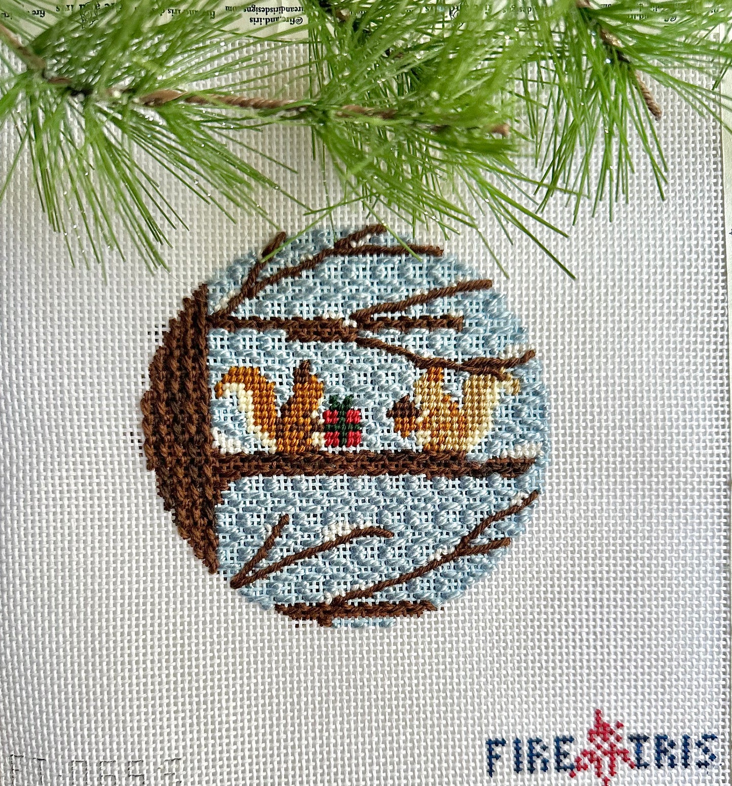 Squirrely Gift Exchange (Canvas only or Kit)