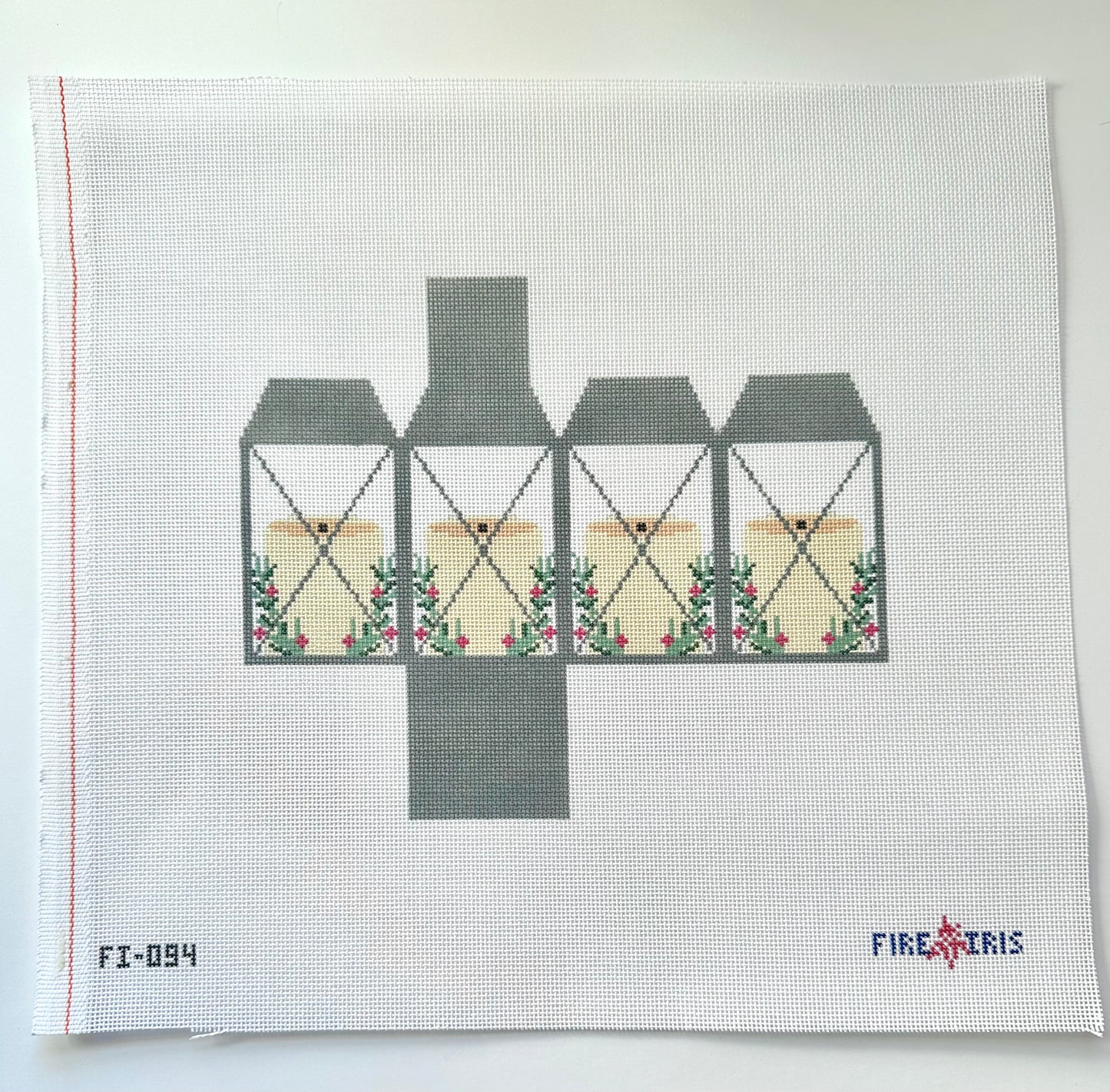 3D Lantern Needlepoint Canvas