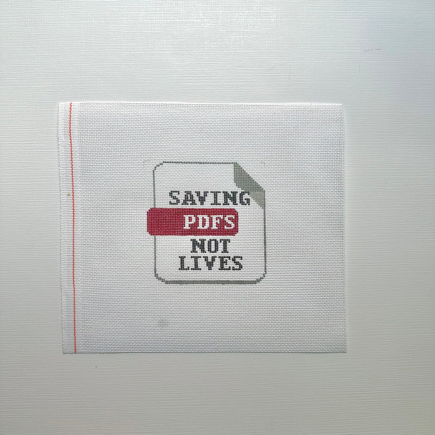 Office Coaster - PDFs Needlepoint Canvas
