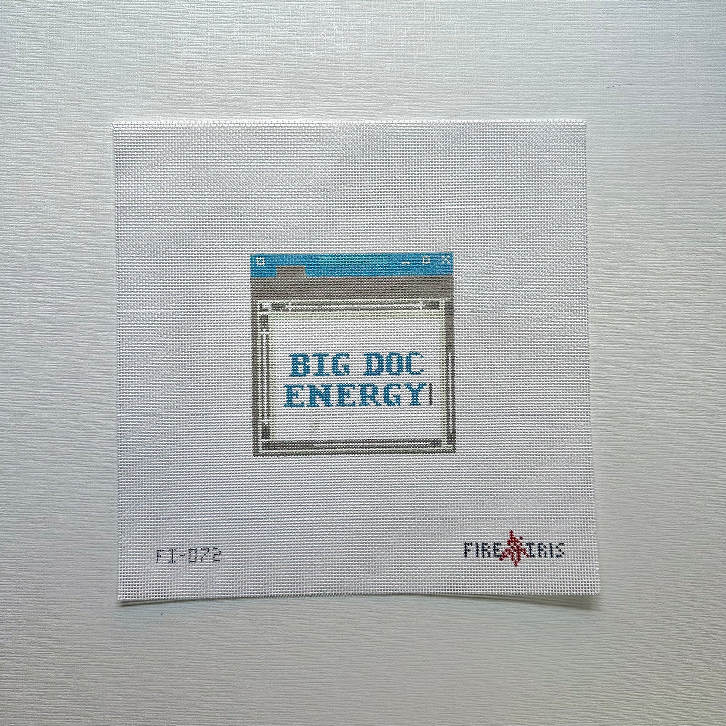 Office Coaster - Big Docs (Documents) Needlepoint Canvas