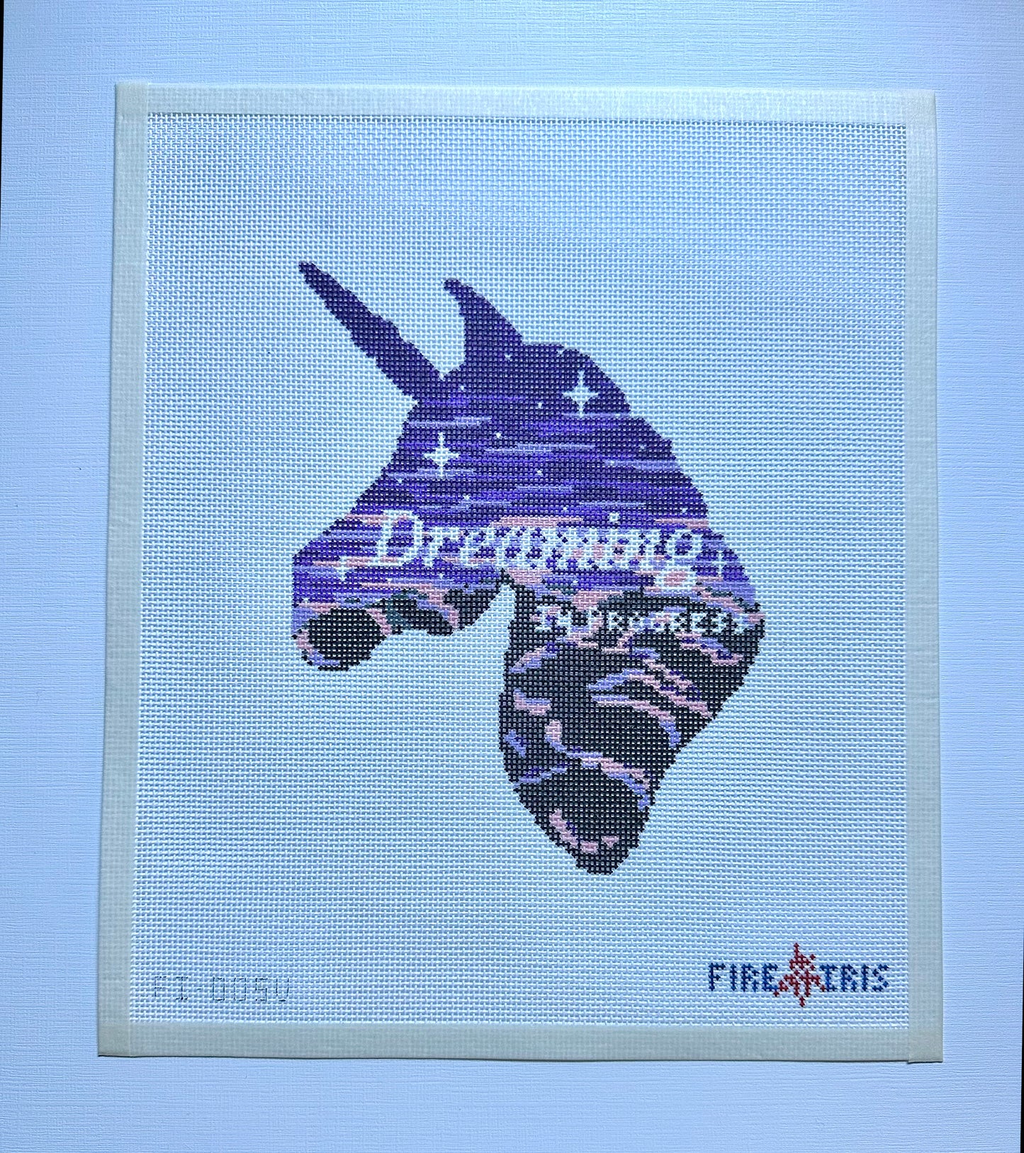 Dreaming Unicorn Needlepoint Canvas