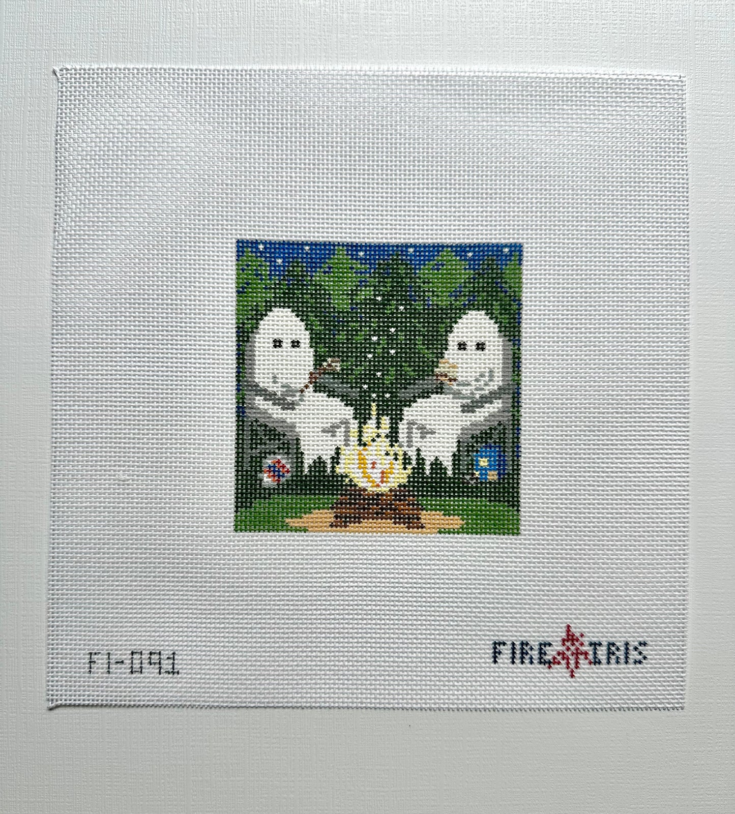 Ghost Stories (Ghost Campfire) Needlepoint Canvas