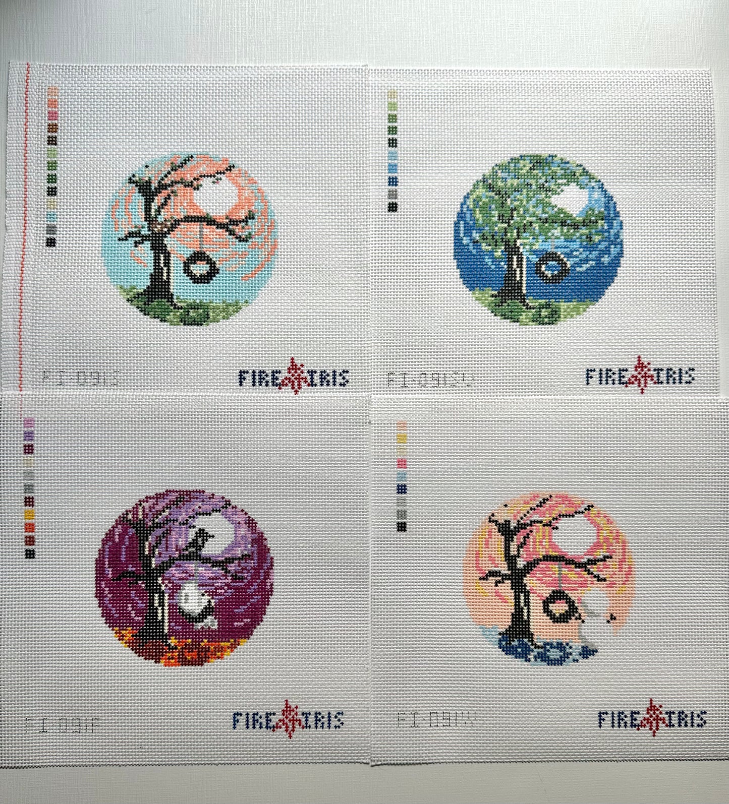 Four Seasons: Fall Needlepoint Canvas