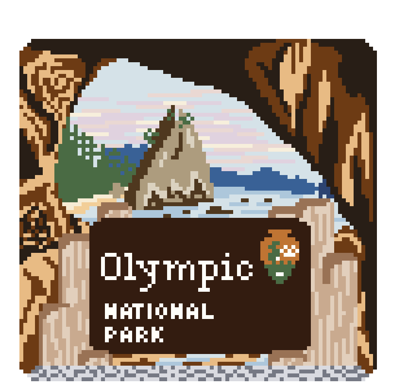 Custom National Park Sign Needlepoint Canvas {Pre-Order}