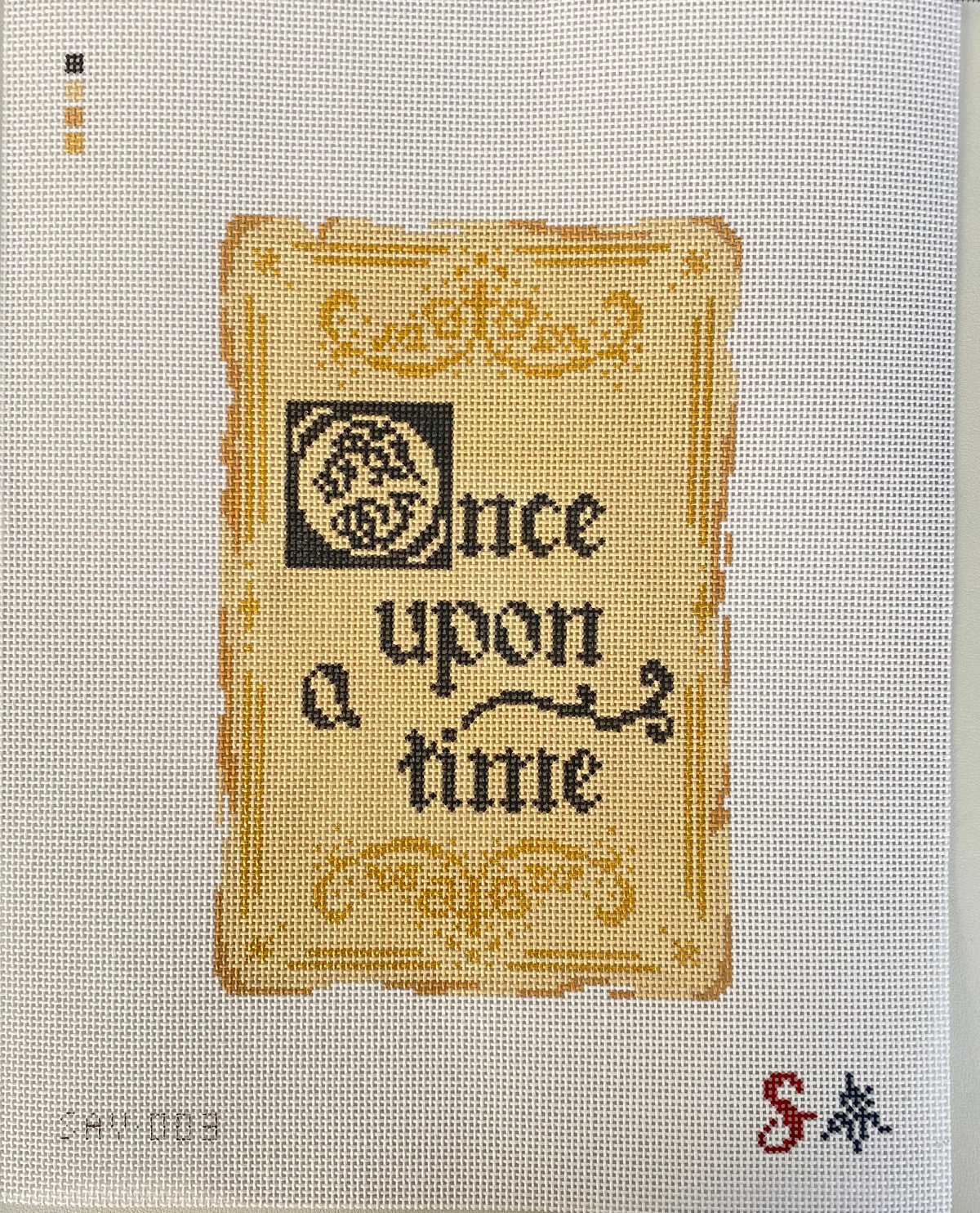 Sav Reads: Once Upon a Time Needlepoint Canvas