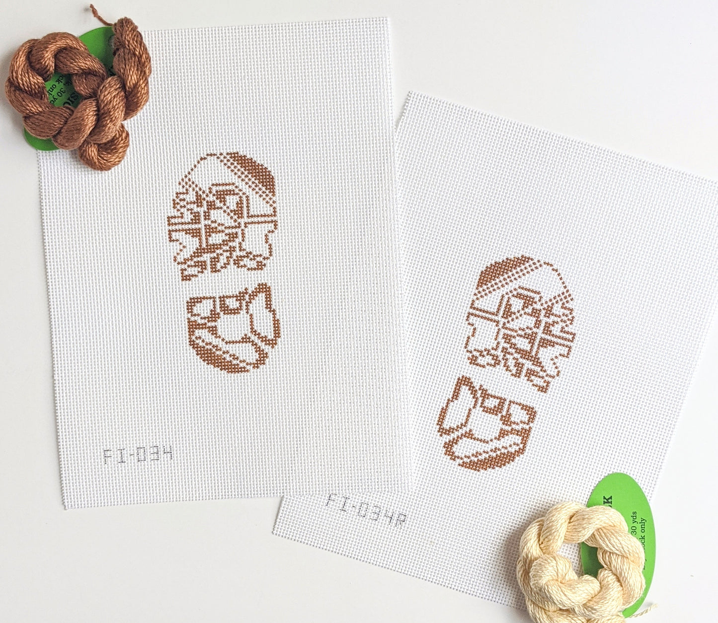 Mini Boots Needlepoint Canvas