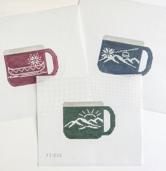 Camping Mugs (Canvas Only or Kit)