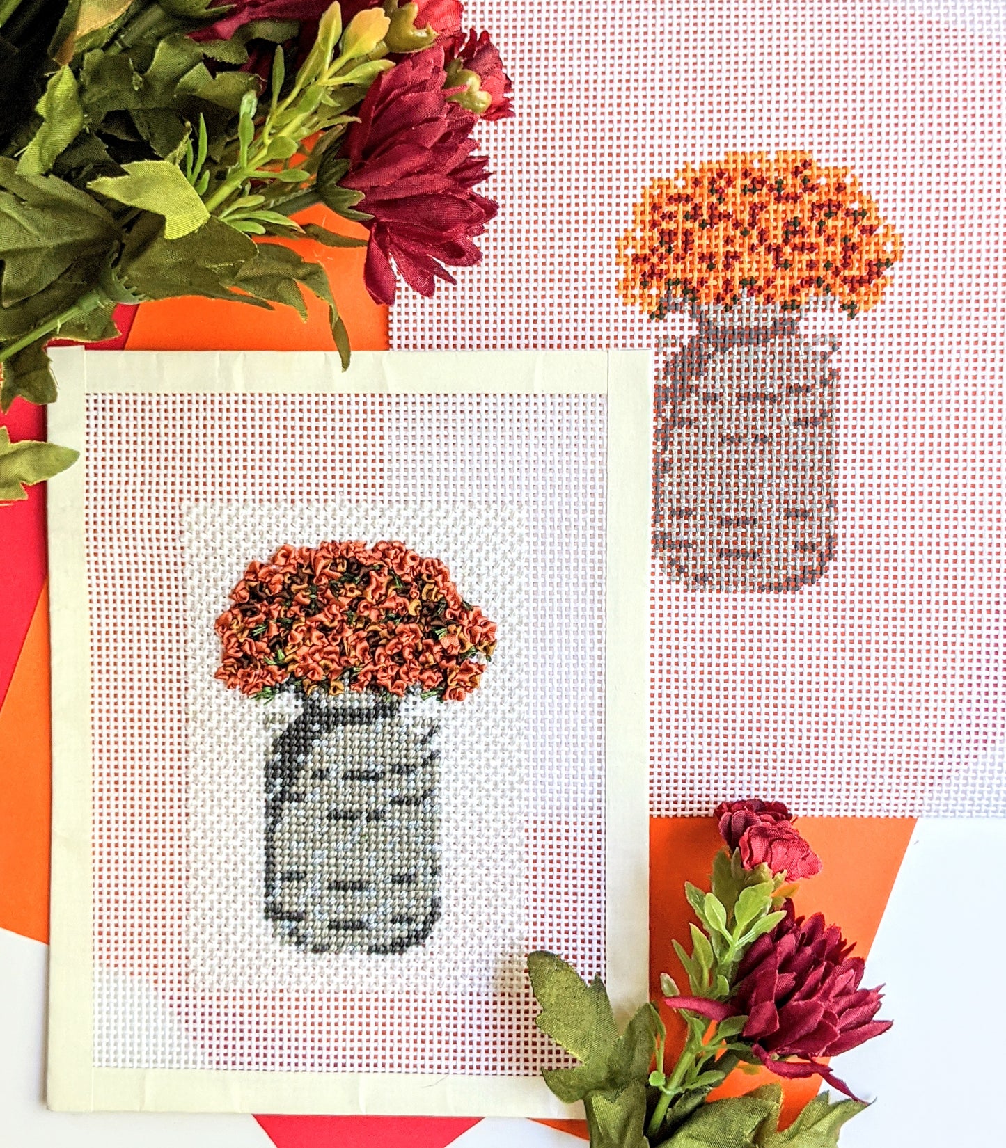 Mums the Word Stitch Needlepoint Chart