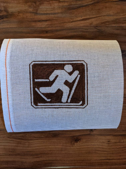 Outdoor Recreation Sign - Cross Country Skier (Canvas only or Kit)