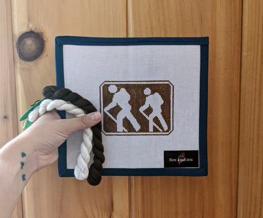 Outdoor Recreation Sign: Hiker (Canvas Only or Kit)