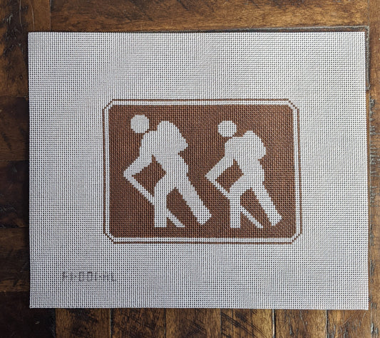 13 Mesh Hiker Recreation Sign