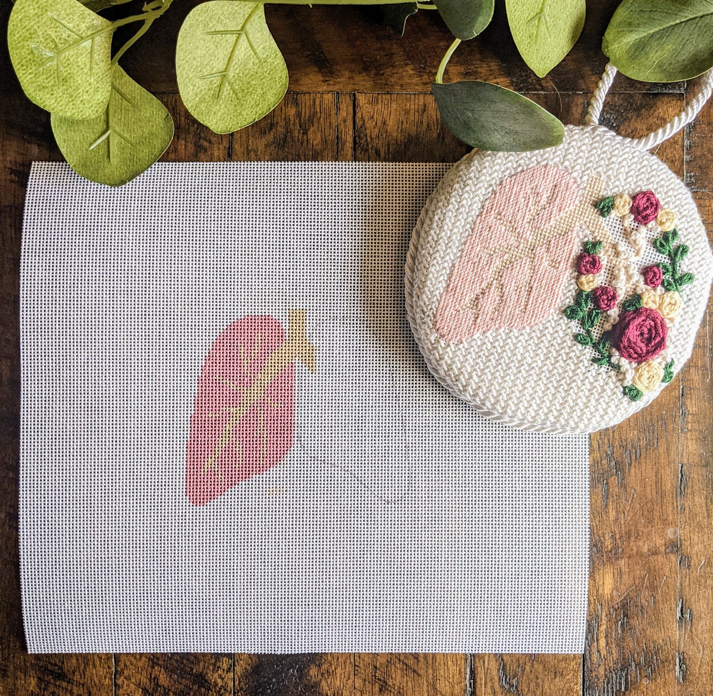 Just Breathe (Lungs Needlepoint Canvas)