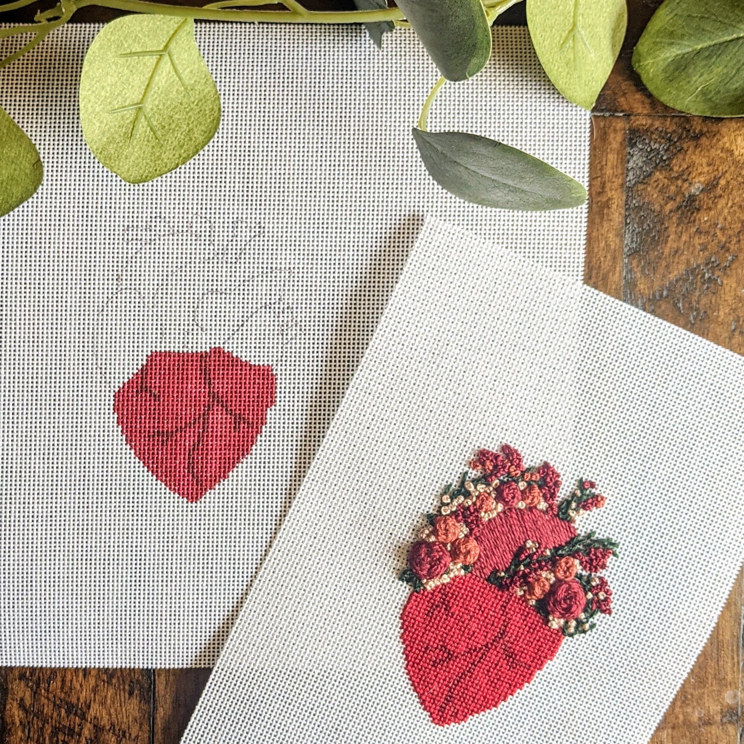 I Carry Your Heart (Heart Needlepoint Canvas)