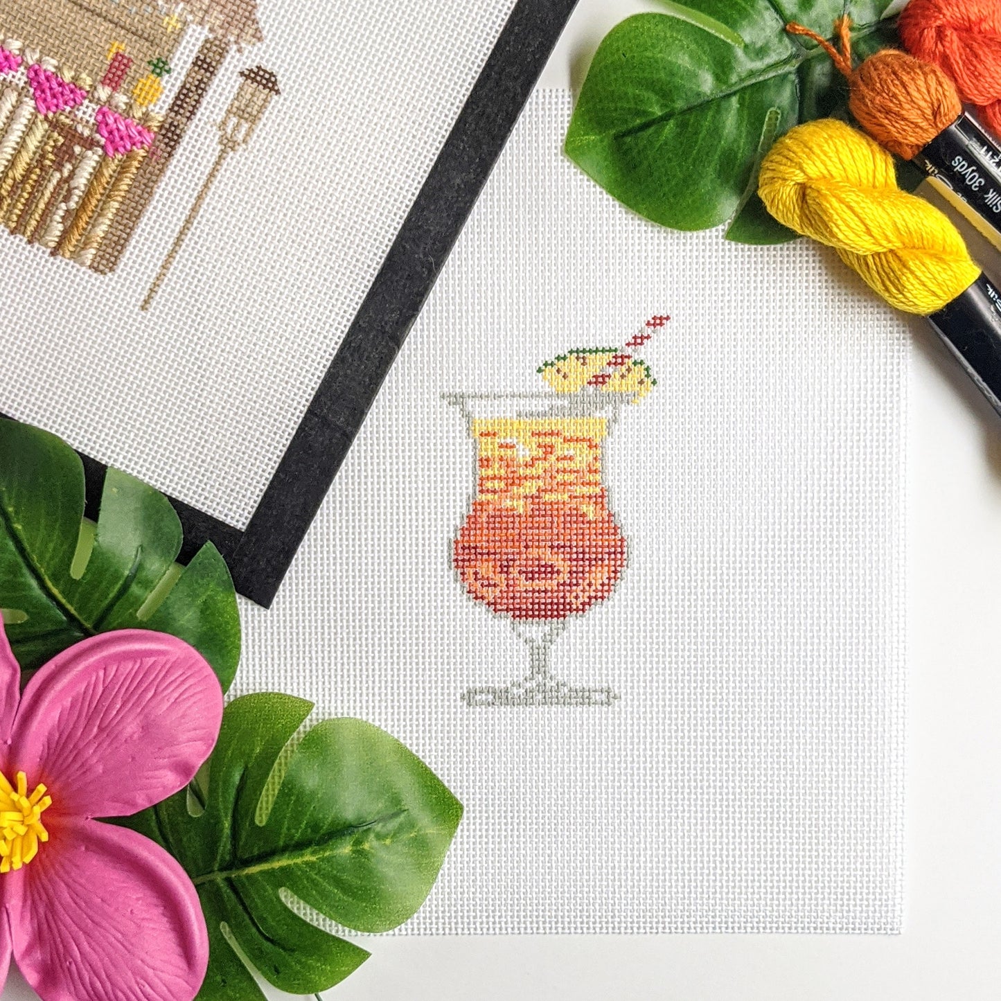 Rum Punch Stitch Needlepoint Chart