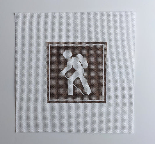Recreation Sign Coasters - Hiker