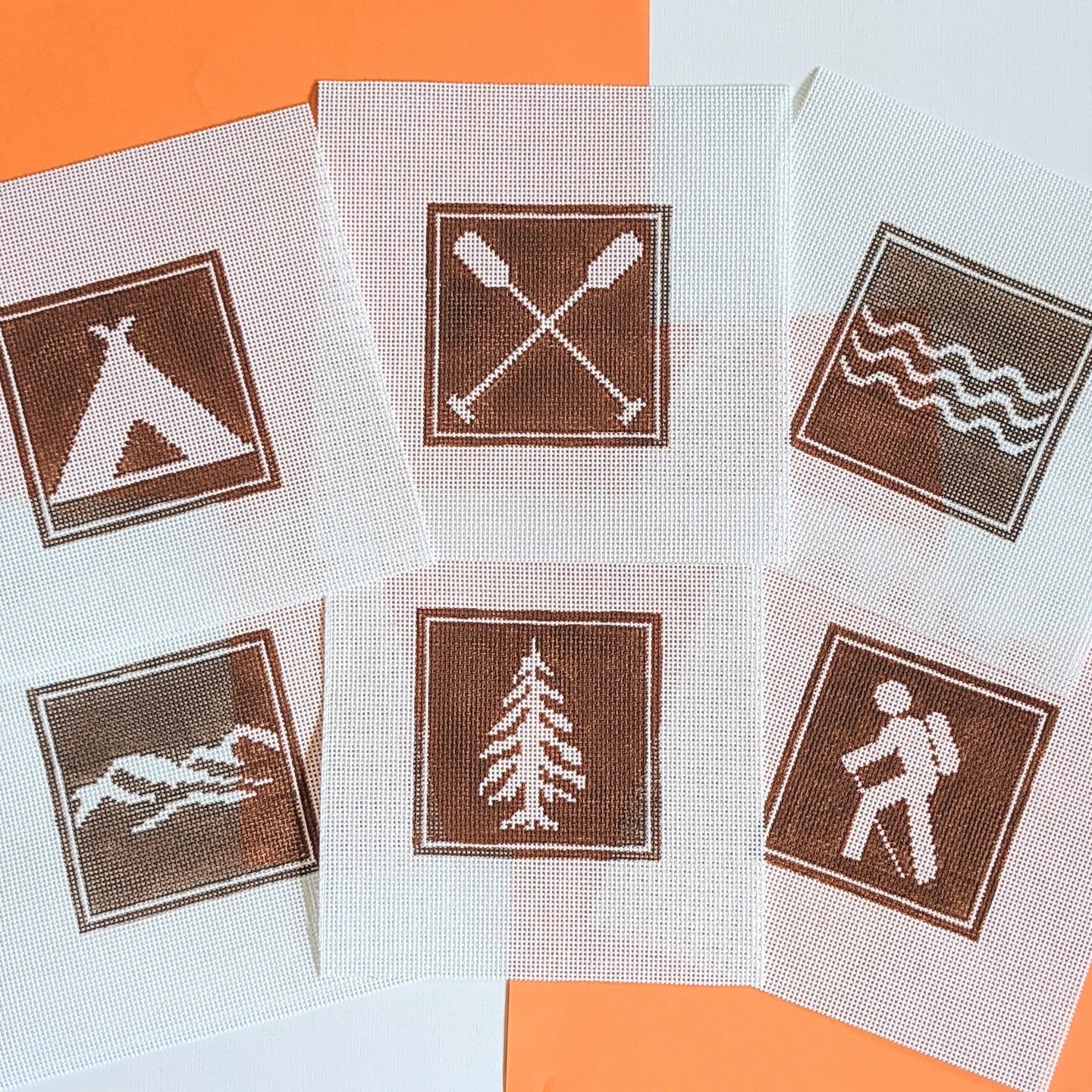 Seconds Sale - Recreation Sign Coasters - Camping