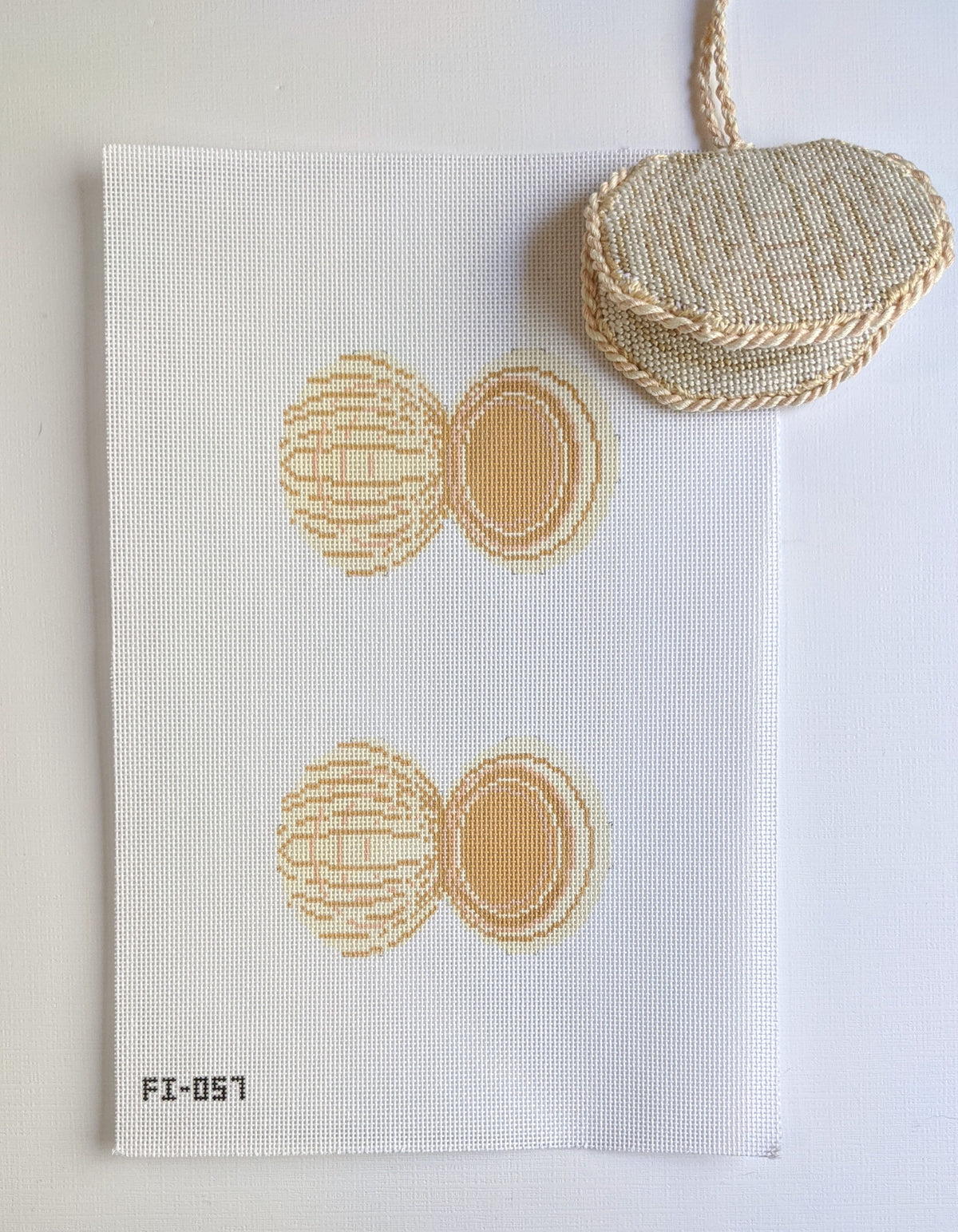 3D Shell Needlepoint Canvas