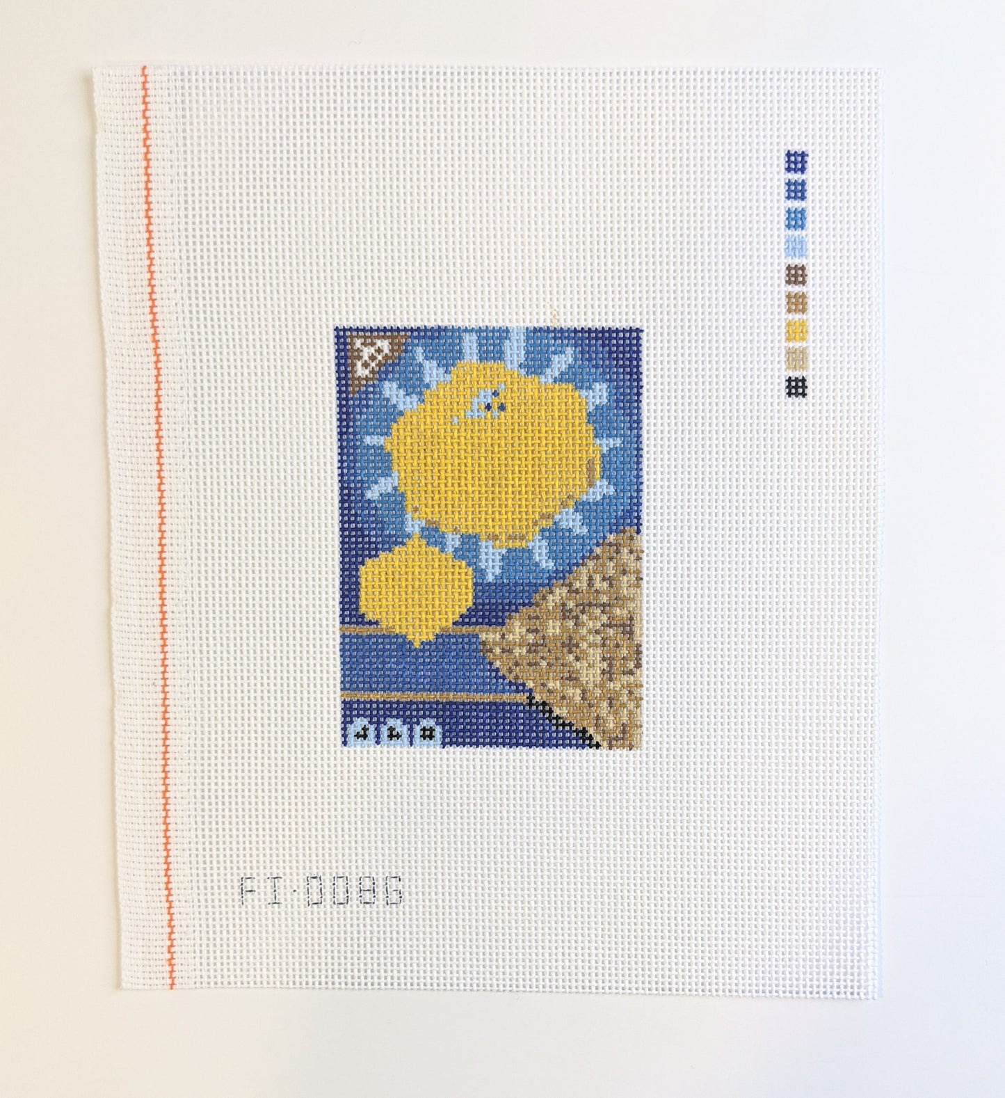 Graham Cracker Box Needlepoint Canvas