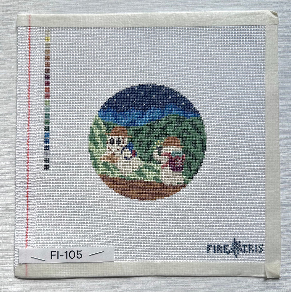 Haunted Hike (aka Hiking Ghosts) Needlepoint Canvas