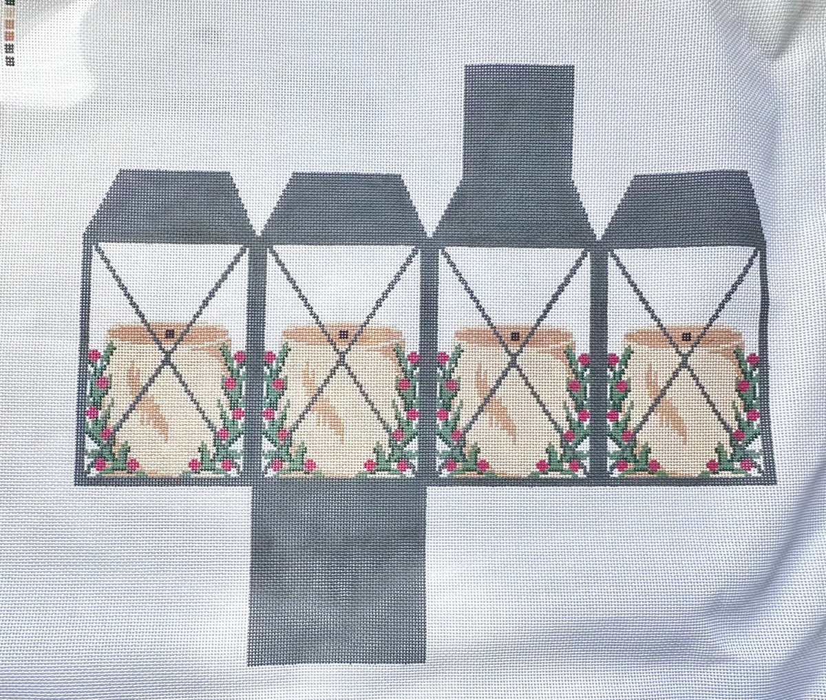 Holiday Lantern (Large) Needlepoint Canvas