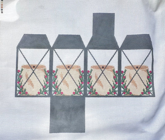 Holiday Lantern (Large) Needlepoint Canvas