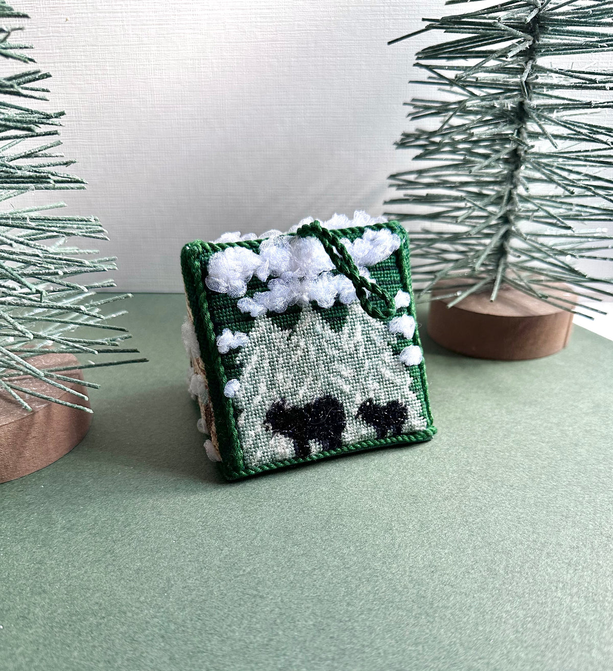 3D Chalet Needlepoint Canvas
