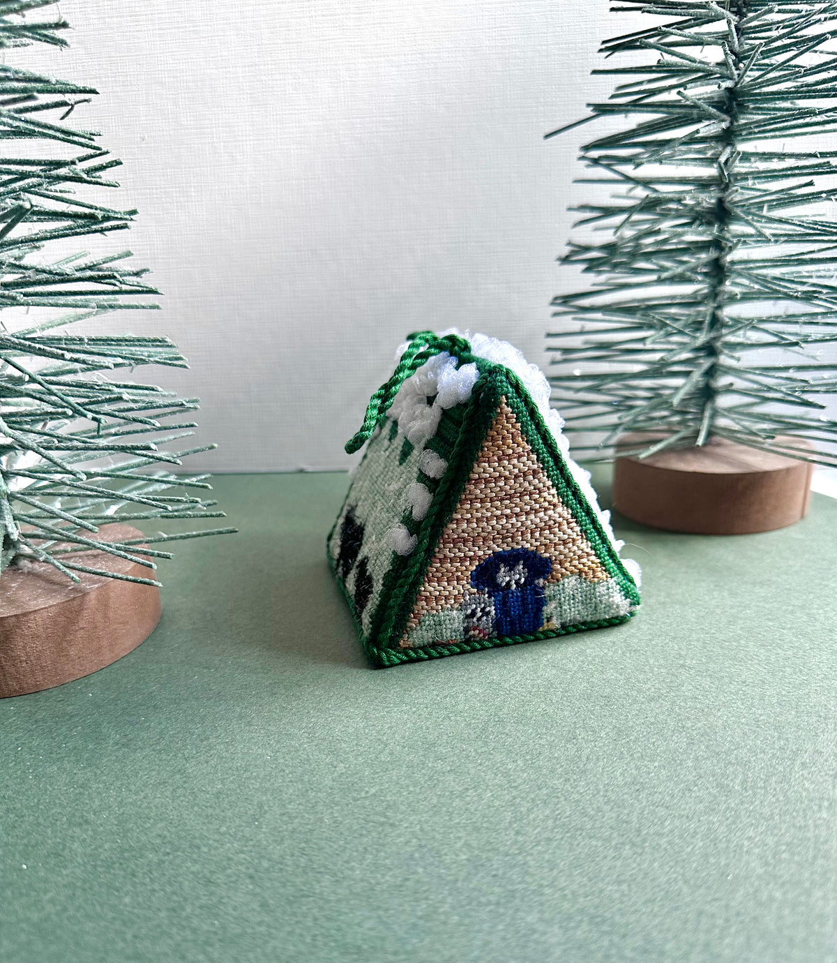 3D Chalet Needlepoint Canvas