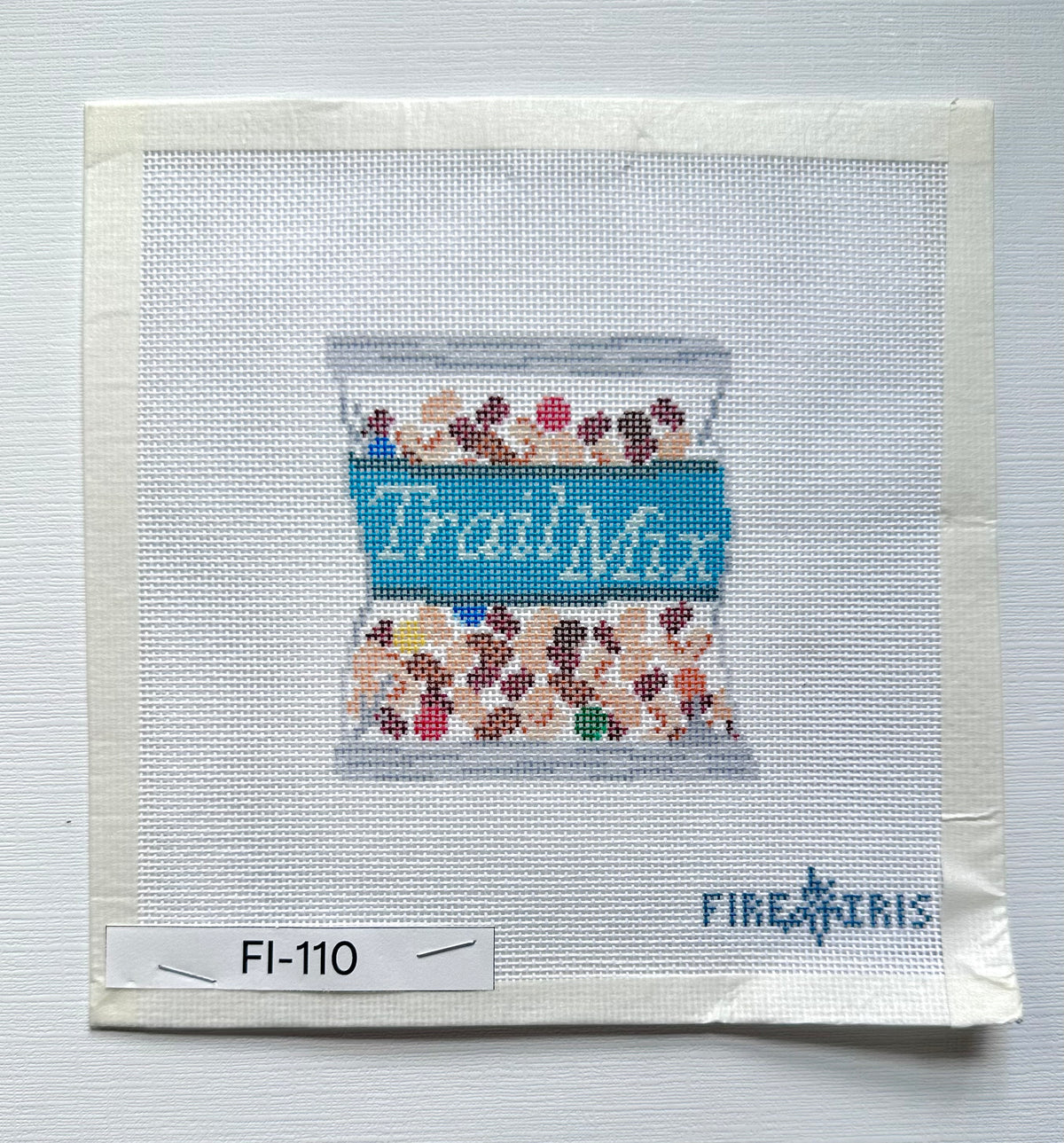 Bag of Trail Mix Needlepoint Canvas