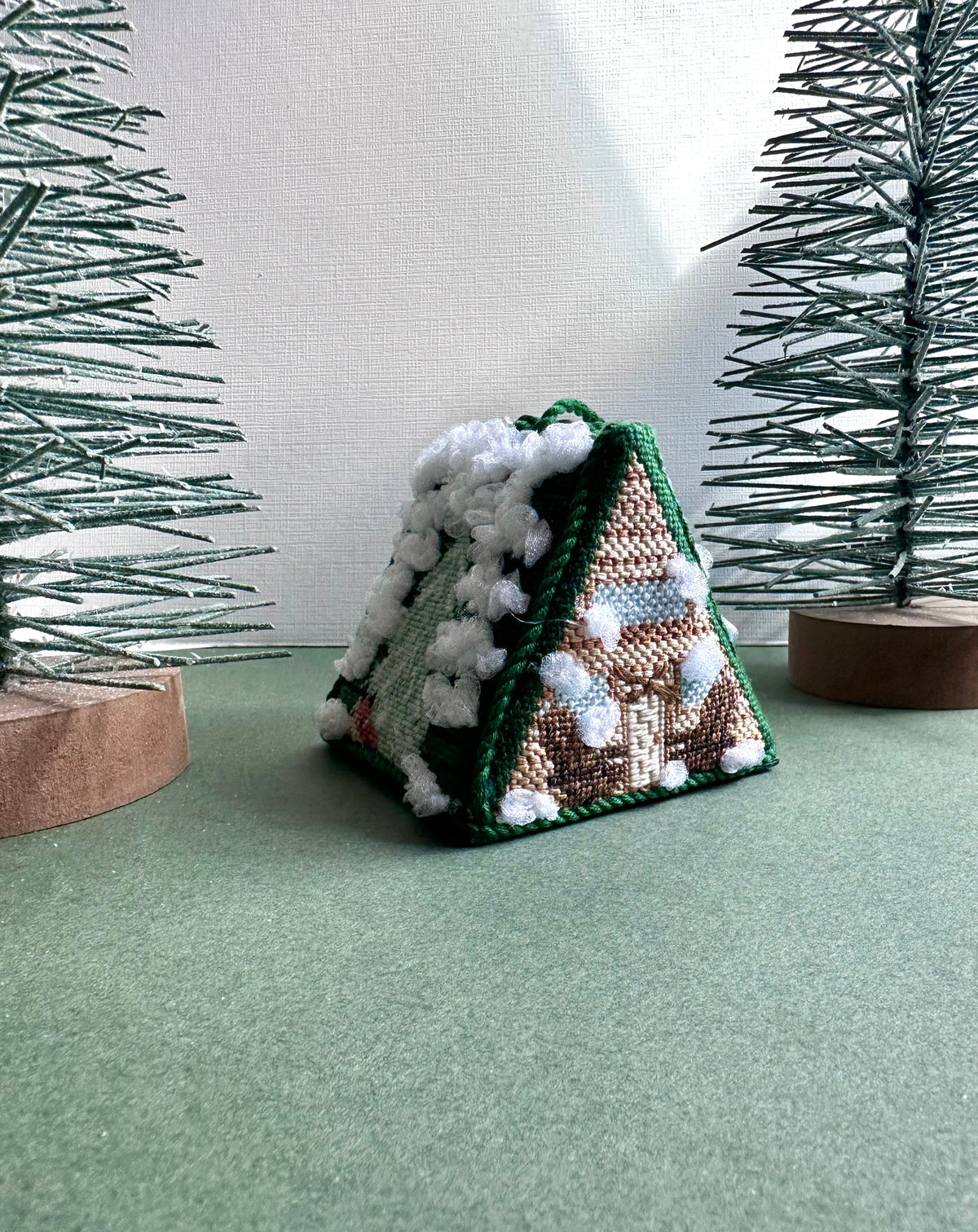 3D Chalet Needlepoint Canvas