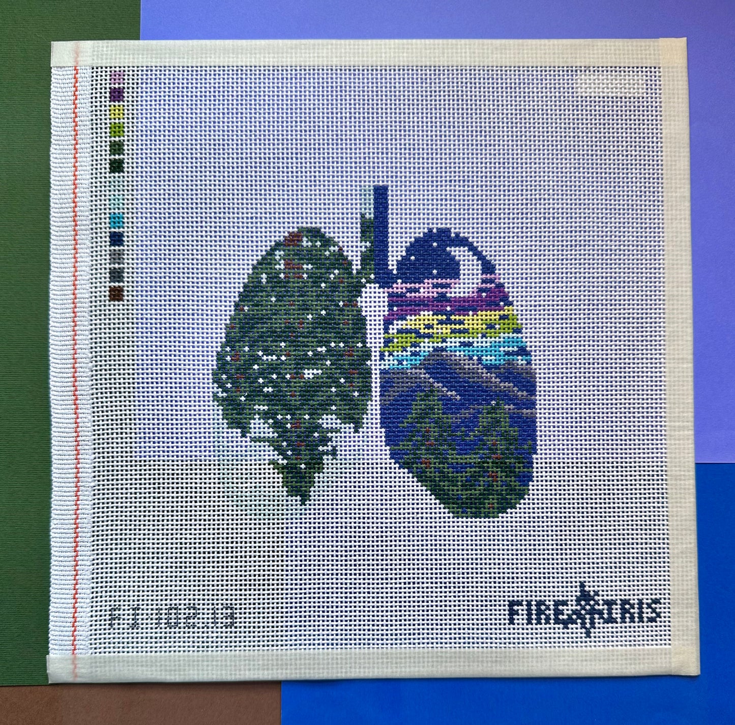 Mountain Air (Forest/Mountain Lungs) Needlepoint Canvas