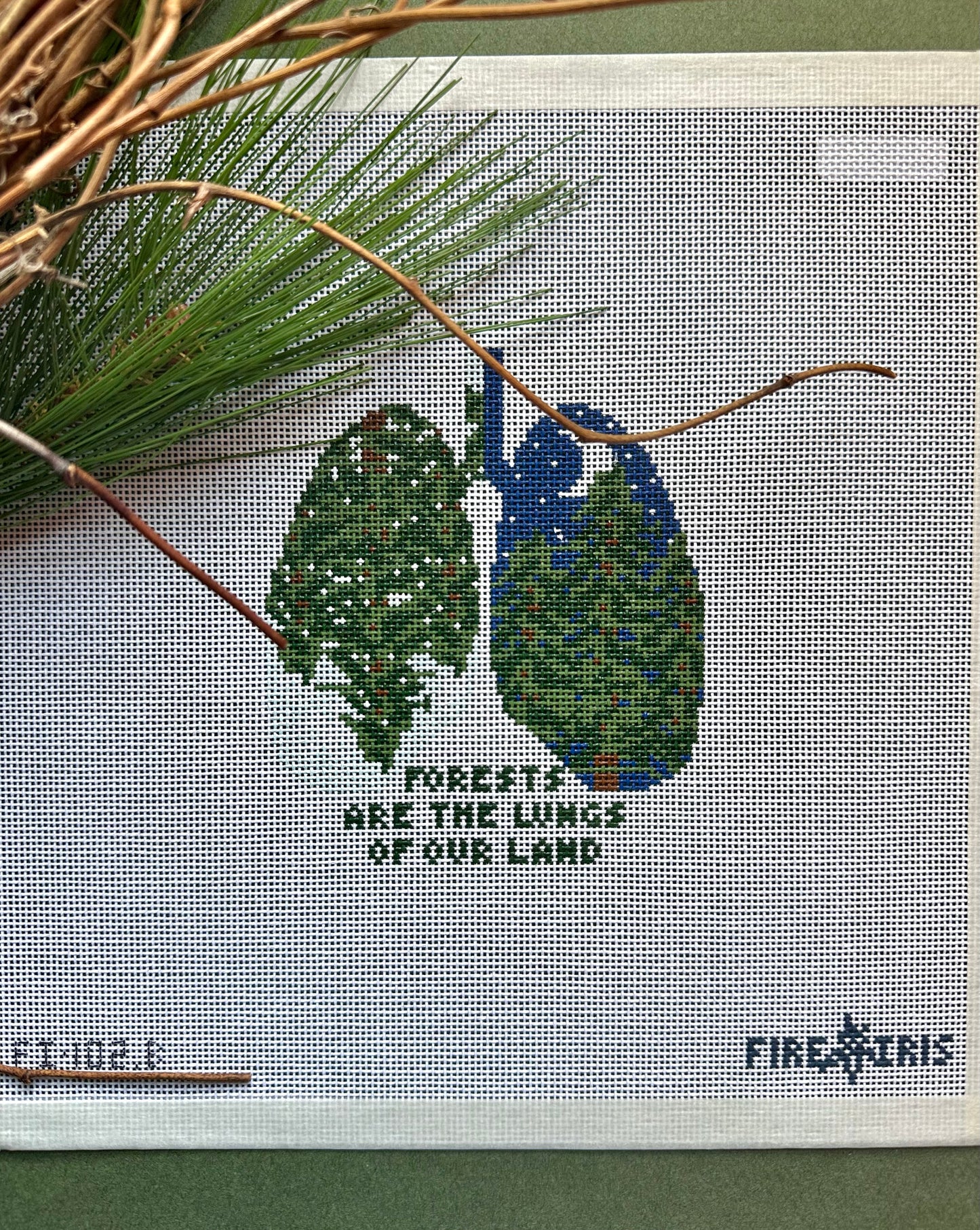 Lungs of Our Land (Forest Lungs) Needlepoint Canvas