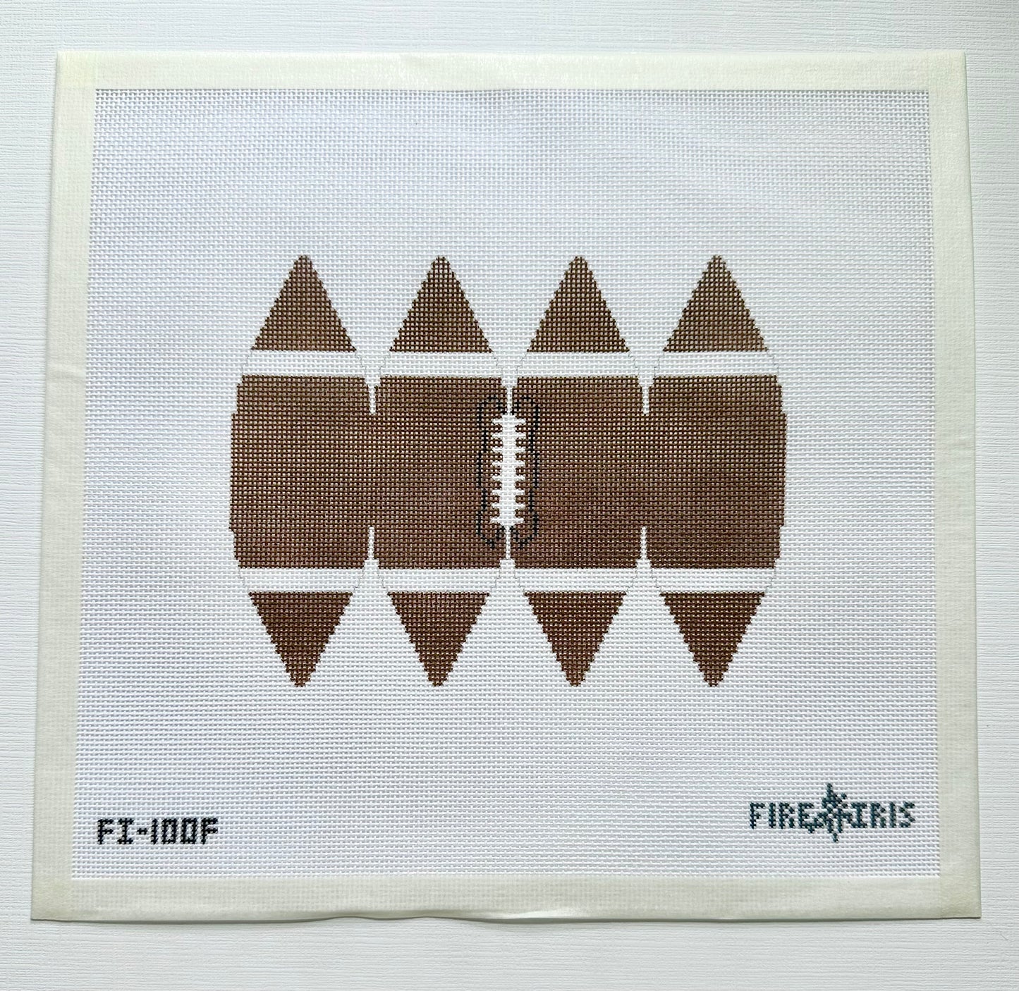 3D Football Needlepoint Canvas