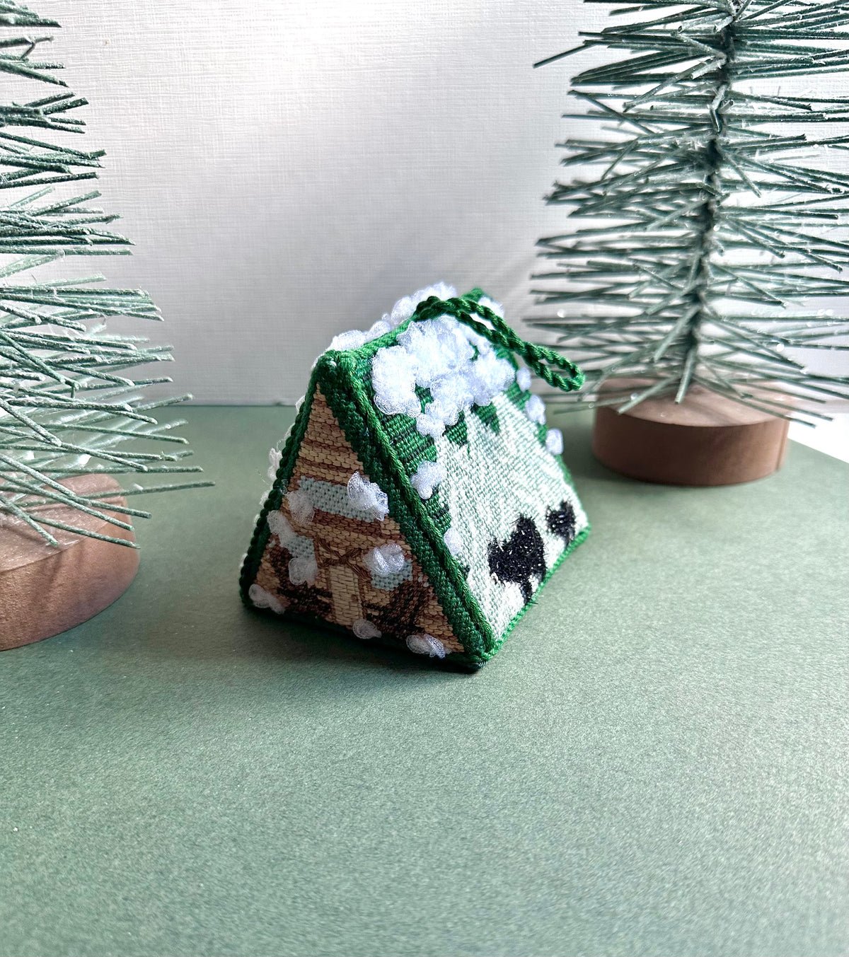 3D Chalet Needlepoint Canvas