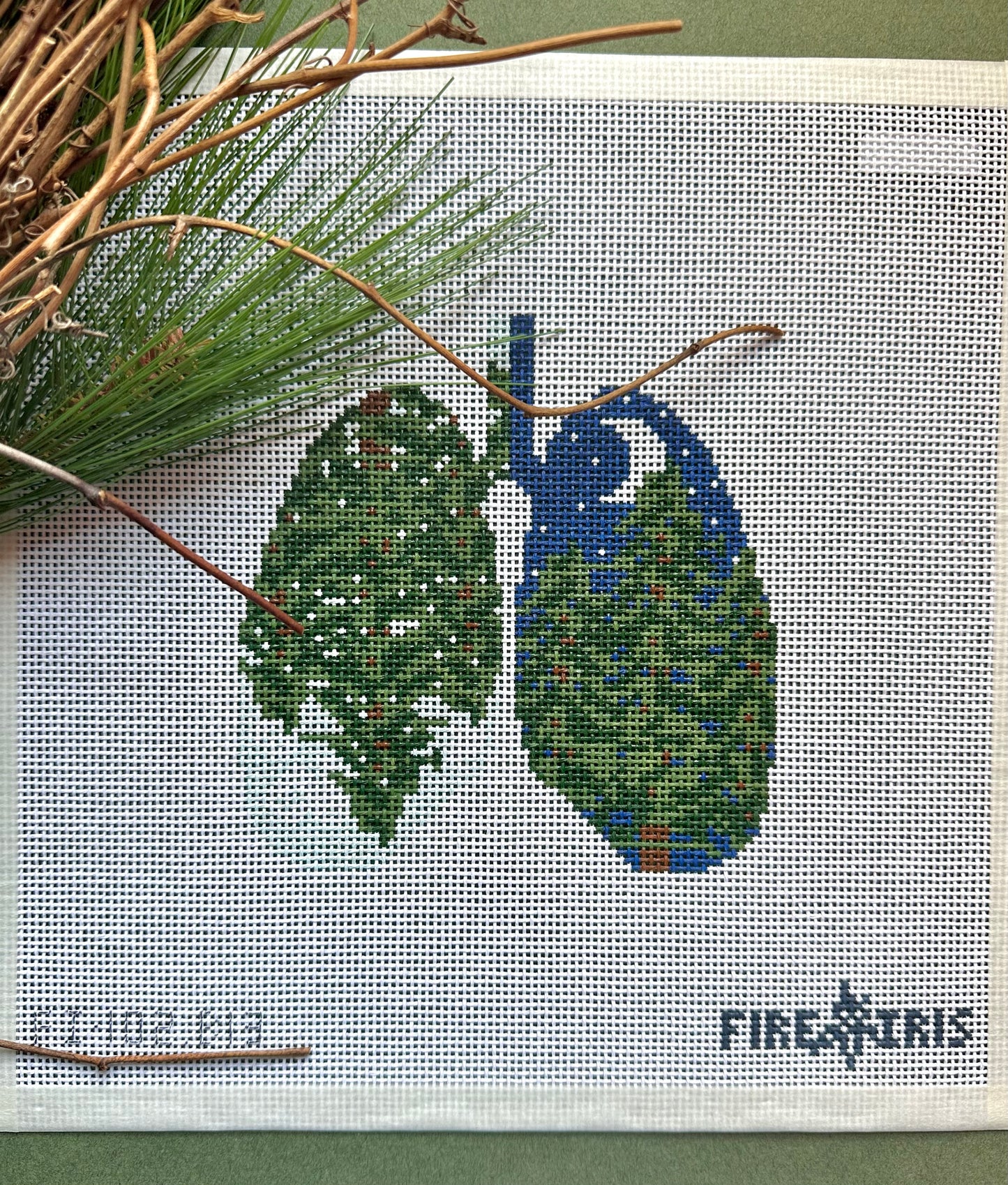 Breath of Fresh Air (Forest Lungs) Needlepoint Canvas