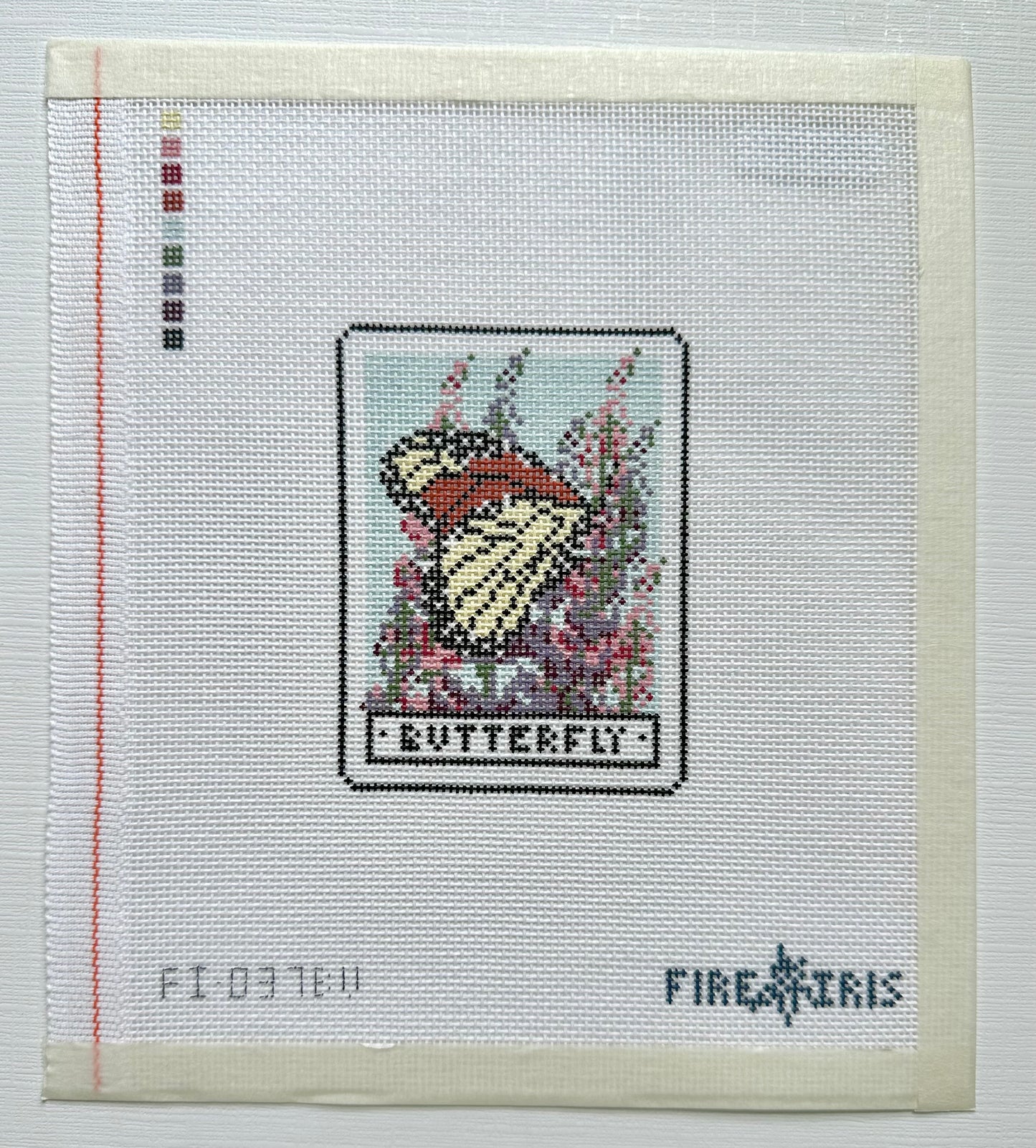 Butterfly Tarot Card Needlepoint Canvas