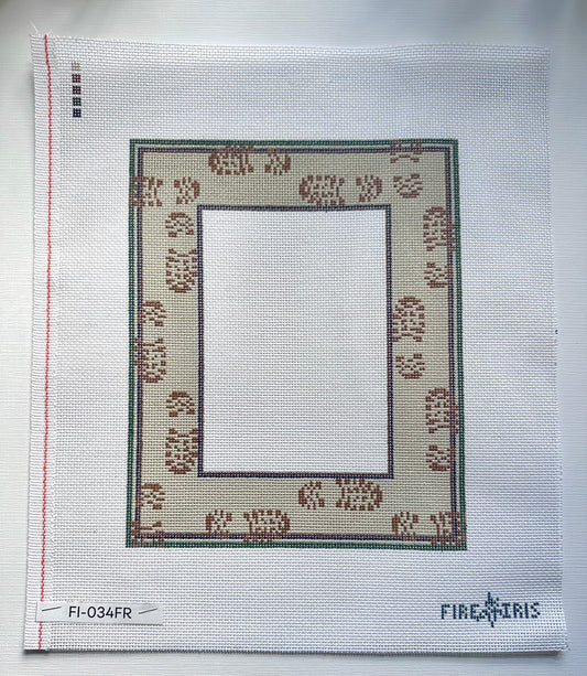 Boot Frame Needlepoint Canvas