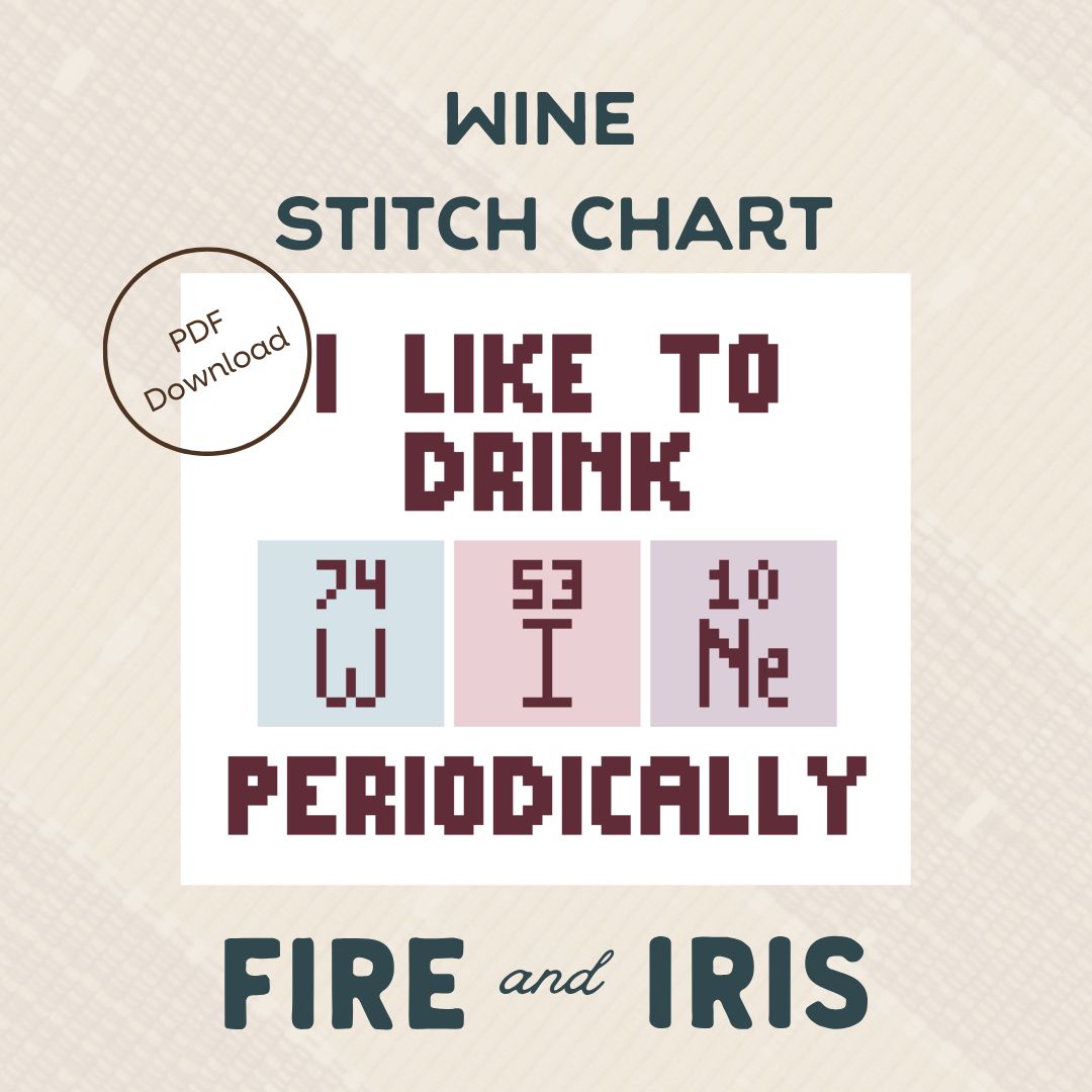 Wine Needlepoint Chart