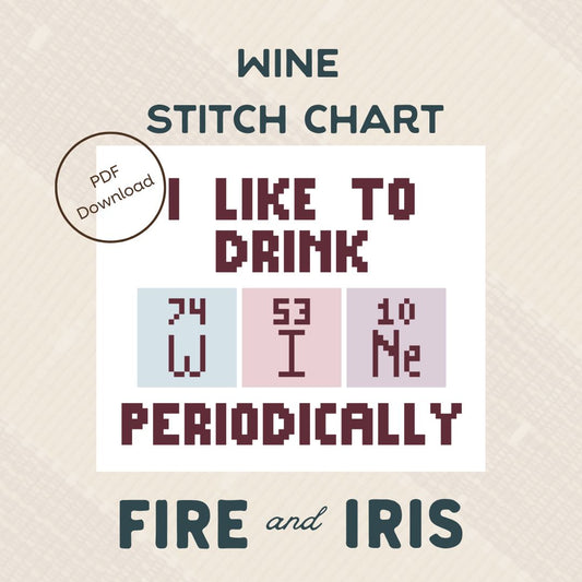 Wine Needlepoint Chart