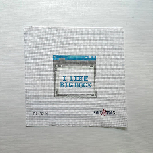 Office Coaster - I Like Big Docs