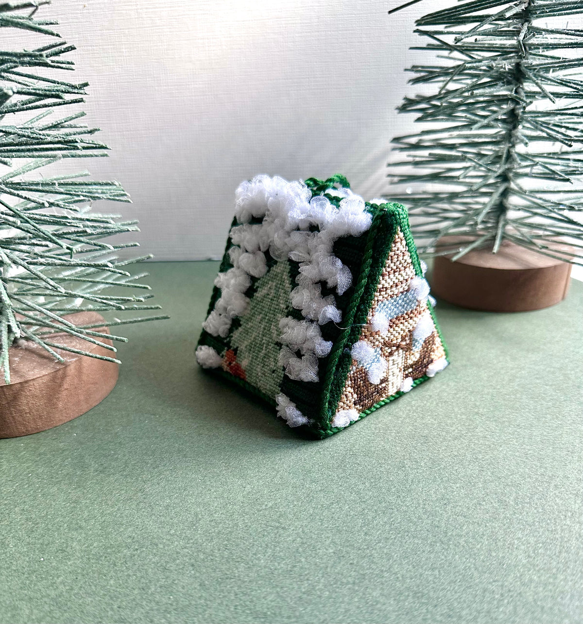 3D Chalet Needlepoint Canvas