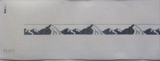 Mountain Range Belt Needlepoint Canvas