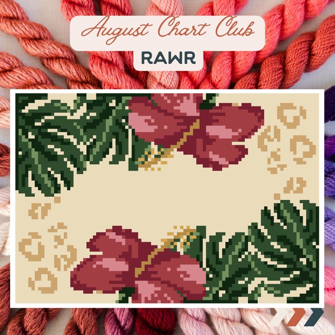 Fire and Iris Needlepoint Chart Club
