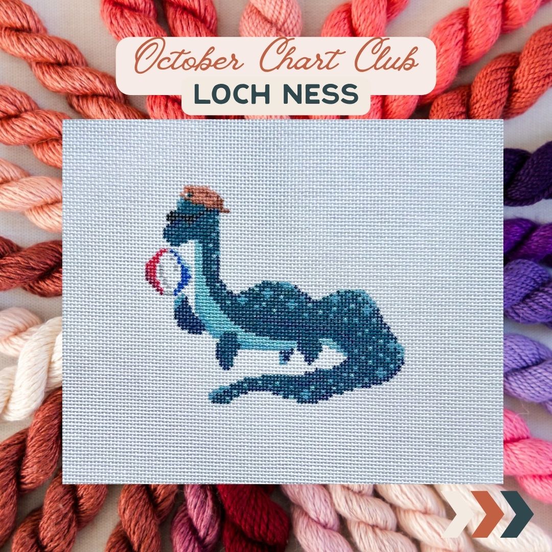 Fire and Iris Needlepoint Chart Club